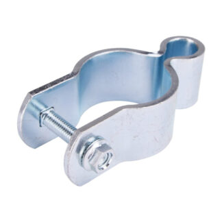 ProSource LR-185-PS 180° Steel Pipe Gate Hinge - Zinc