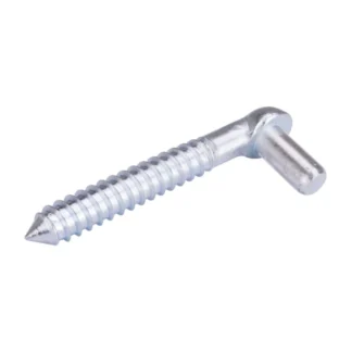 ProSource LR095 5" x 5/8" Steel Screw Hook - Zinc