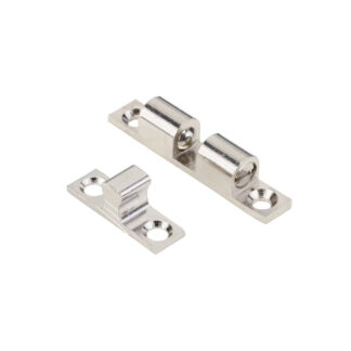 Richelieu BP55334180 7/16" Heavy-Duty Double Ball Catch - Polished Nickel