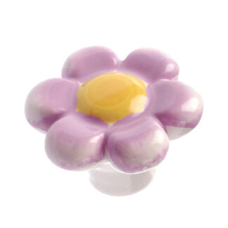 Richelieu BP60125371 41mm 125 Eclectic Ceramic Knob - Pastel Purple