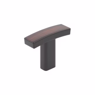 Richelieu BP65038BORB 11mm x 38mm 650 Transitional Metal Knob - Brushed Oil-Rubbed Bronze