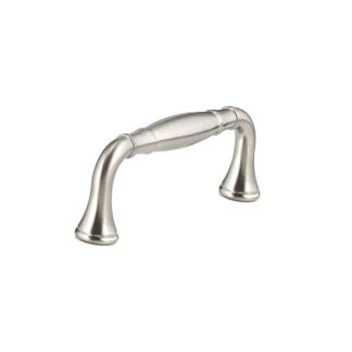 Richelieu BP79096195 96mm 790 Traditional Classic Metal Pull - Brushed Nickel