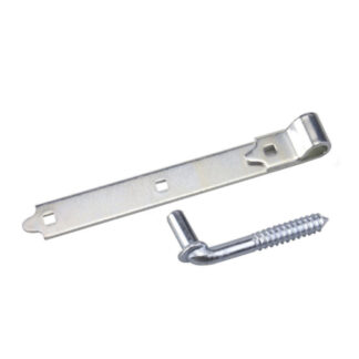 Onward 933XB 10" 150lb Screw Hook with Hinge Strap - Zinc