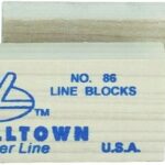 Marshalltown 86 Line Block, 3-3/4 in L, Wood