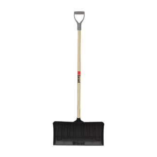 Garant NPP21KD 21" Poly Blade Snow Pusher - Black, Grey & Hardwood