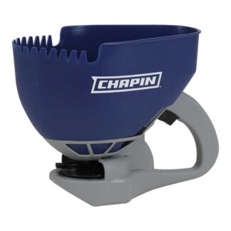 Chapin 8705A 1.6L Hand Crank Salt Spreader - Grey & Blue
