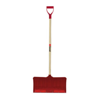 Garant APP21KDR 21" Poly Blade Steel Wear Strip Snow Pusher - Red & Hardwood
