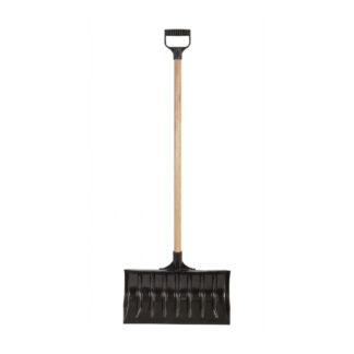 Garant LPP18VD 18" Poly Blade Snow Pusher - Black & Hardwood