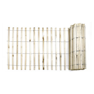 Mutual Industries 14910-9-48 50ft Snow & Sand Fence - Natural Wood