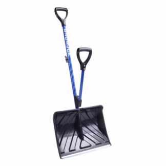 Snow Joe SJ-SHLV01 18" Shovelution Strain-Reducing Snow Shovel with Spring-Assist Handle - Black & Blue