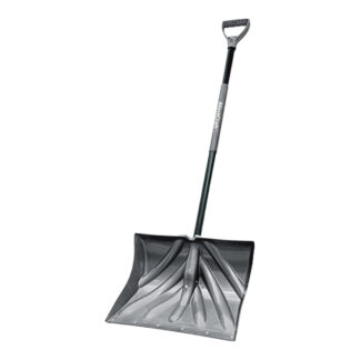 Vulcan 34631 18" Poly Blade Snow Shovel with Sleeve - Grey