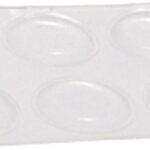 Shepherd Hardware 9965 Surface Guard Bumper Pad, 3/4 in, Round, Vinyl, Clear Sells in Quantity of 12