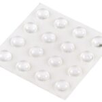 Shepherd Hardware 9964 Furniture Pad, Vinyl, Clear, 3/8 in Dia, 1/4 in Thick, Round