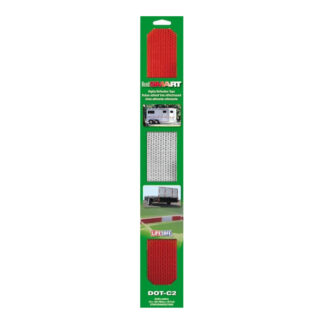 Incom RE3986 2" x 18" Reflective Tape - Red & Silver