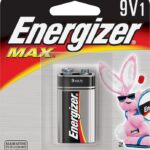 Energizer 522BP Battery, 9 V Battery, Alkaline, Manganese Dioxide, Zinc