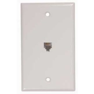 RCA CTP247WHR Telephone Wallplate, White