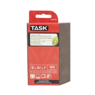 Task SP63238 5" x 3-1/2" 150 Grit Solvent-Free Angled Sanding Block