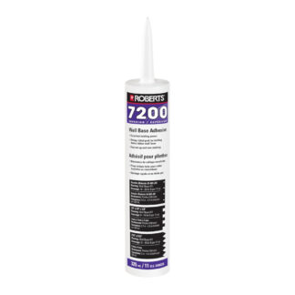 Roberts 7200 Series 7200RB852 Wall Base Adhesive, Tan, 887 mL Tube