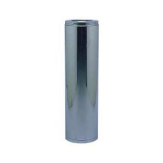 Selkirk SuperVent 2100 JM6S24 Chimney Pipe, 10 in OD, 24 in L, Stainless Steel
