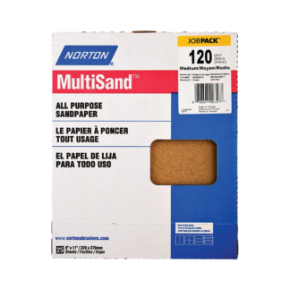 Norton 07660700159 11" x 9" 120 Grit Medium Adalox Sanding Sheet