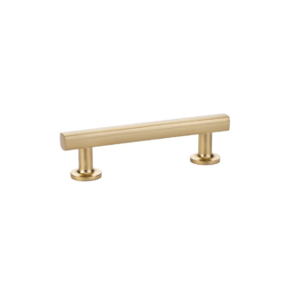 Emtek 86678US4 12" Freestone Cabinet Pull, Satin Brass