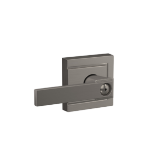Schlage Upland Trim Privacy Northbrook Lever - Satin Nickel