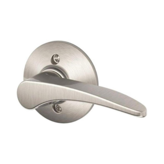 Schlage Standard Trim Right Handed Manhattan Lever - Satin Nickel