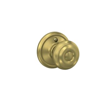 Schlage Standard Trim Dummy Georgian Knob - Satin Brass