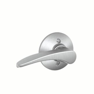 Schlage Standard Trim Left Handed Manhattan Lever - Satin Chrome