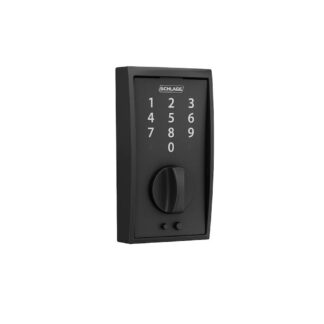 Schlage Century Trim Touch™ Keyless Touchscreen Deadbolt - Matte Black