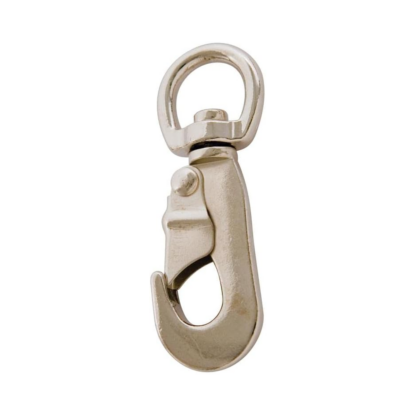 KingChain 132770 3/4" Nickel Swivel Eye Snap Hook