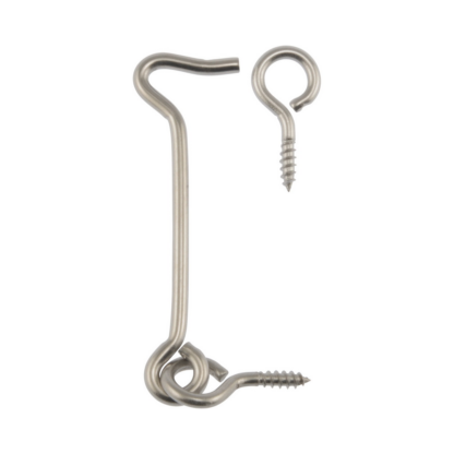 Hillman 853373 3" Stainless Steel Hook and Eye Latch