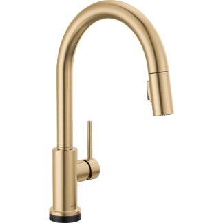 Delta 9159T-CZ-DST TRINSIC Single Handle Pull-Down Kitchen Faucet with Touch2O Technology - Champagne Bronze