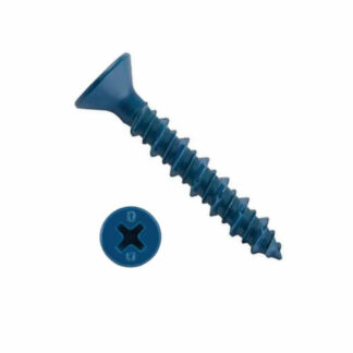 DeWalt ELF400-100 1/4" x 1-1/4" UltraCon Blue Philips Flat Head Concrete Screw, 100 Pack