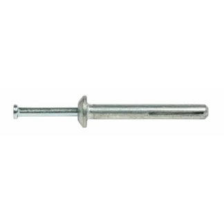 UCAN ZAM14114 1/4"X1-1/4" Zamac Pin Bolt with Zinc Plated Steel Nail - Silver