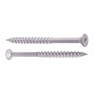 UCAN 1/4" RUSPRO® Coated Super SCRU-IT Robertson Flat Head Masonry Anchor, 100 Pack
