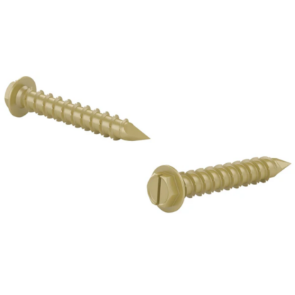 Gold Tap Pro Hex Head Concrete Screws 3/16", 50 Pack