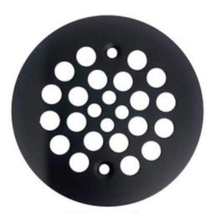 OS&B SD353-MBL 2" Side Discharge Low Profile Shower Drain, 2 Piece - Matte Black