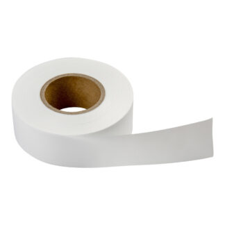 CH Hanson 17020 300ft x 1-3/16" Polyethylene Flagging Tape - White