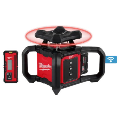 Milwaukee 3701-21T M18 Red Exterior Rotary Laser Level Kit