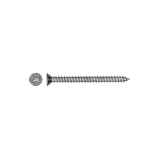 Hillman 128260 #8 x 3/4" Flat Head Sheet Metal Screws - Stainless Steel