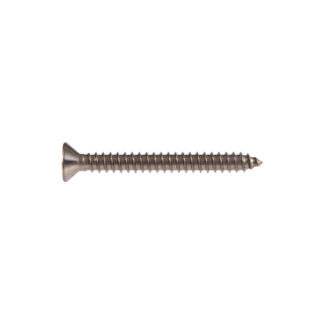 Hillman 128262 #8 x 1-1/2" Flat Head Sheet Metal Screws - Stainless Steel