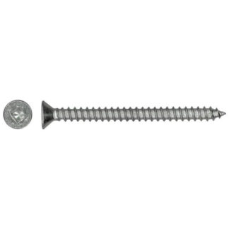 Hillman 128261 #8 x 1" Stainless Steel Flat Head Sheet Metal Screws