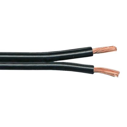 Cathelle 9101 2/18 SPT-1 Copper Speaker Wire, Per Meter - Black
