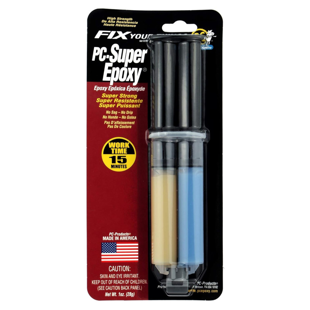 J.Rotten PC 016619 1oz Waterproof 2-Part PC-Super Epoxy Syringe