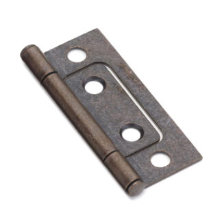 Richelieu BP2050M41 51mm Classic Metal Bifold Hinge, 2 Pack - Antique Copper
