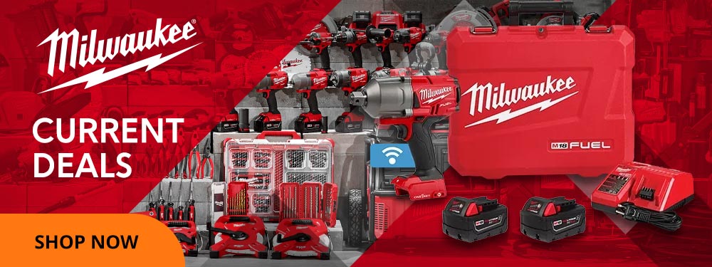 Milwaukee brand current discounts