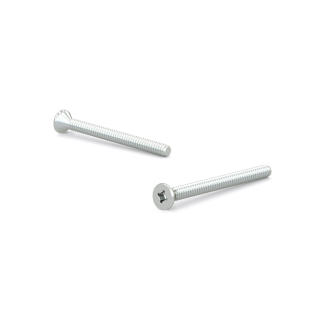 SCREW MACHINE FLAT 10-24X3/8" ZINC 100BX FKMZ102438VP