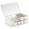iDesign 63630 Linus 2-Tier Coffee Pod Container & Lid - Clear