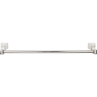 Top Knobs TOP BATH (R) Aqua Bath Aqua Bath Towel Bar, 19 1/4" x 1-1/4" x 3 1/4", 18" Center to Center